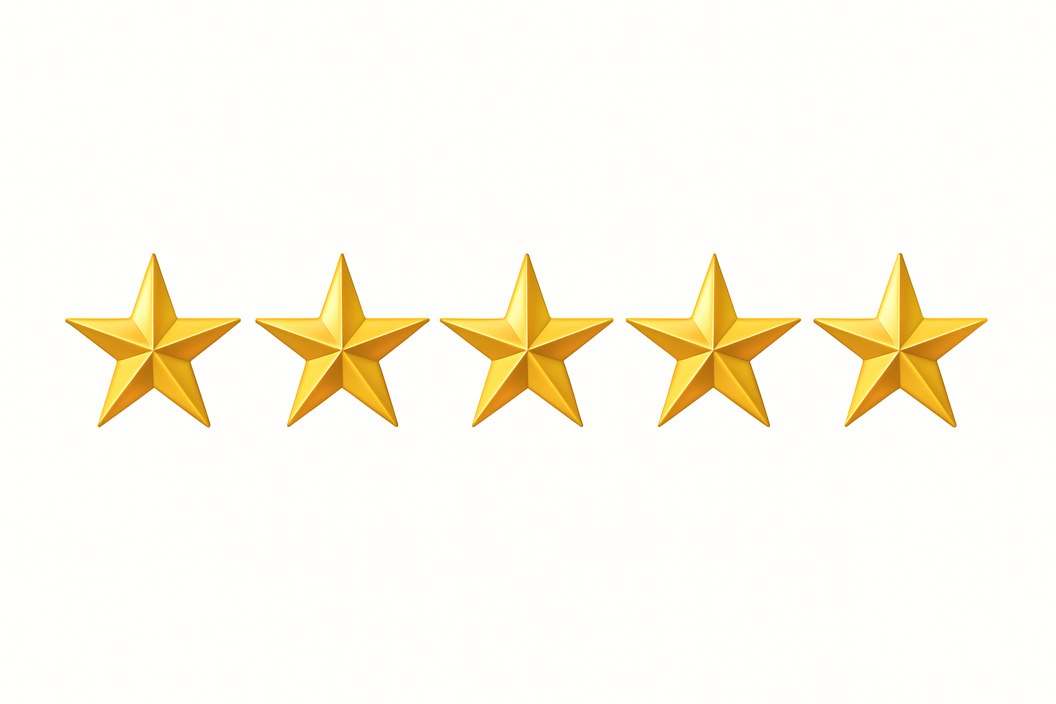 5 Gold Stars Rating